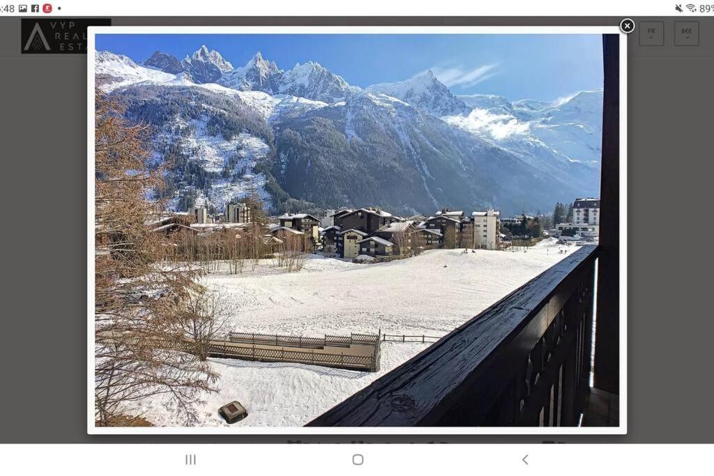 Bel Appartement Entier En Style Chalet A Chamonix Mont Blanc Exterior foto